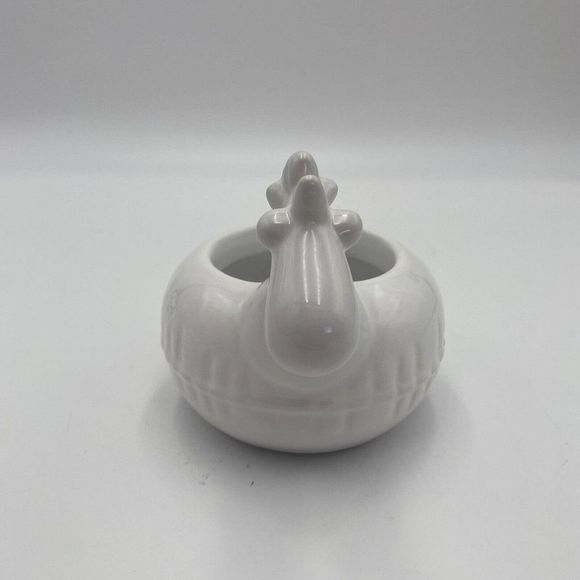 Giraffe white ceramic planter or trinket bowl dish 6" 4. 5 - Picture 2 of 6